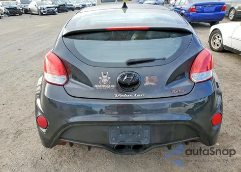 2014 Hyundai Veloster Turbo z USA, uszkodzony, nr VIN KMHTC6AE6EU195700